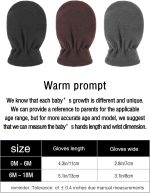 SATINIOR 3 Pairs Baby and Toddler Winter Mittens Kids Fleece Warm Mittens for Baby Boy Girl - Image 3